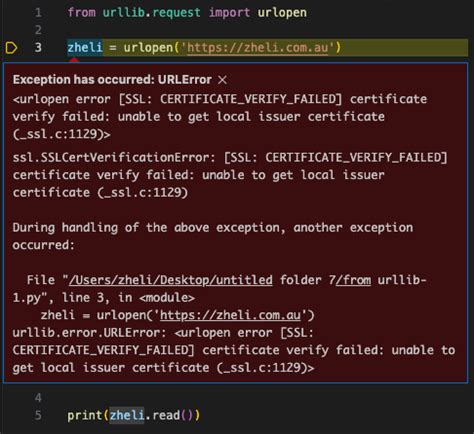 urmdf ssl|Verifying HTTPS certificates with urllib.request .